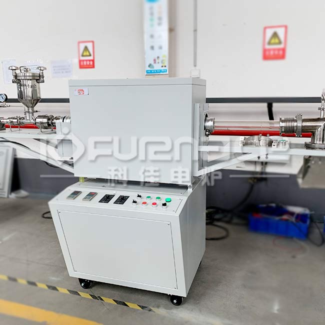 Double temperature zone high temperature rotary furnace